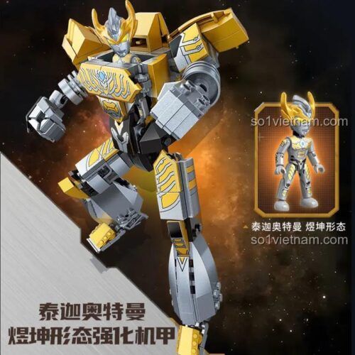 Mô hình Ultraman Taiga 75076 Keeppley tạo dáng linh hoạt, đồ chơi mô hình cho bé trai 6 tuổi.