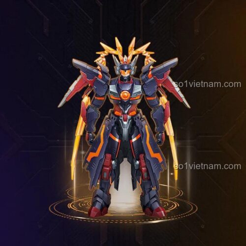 đồ chơi mô hình Robot Lữ Bố Vương Giả Vinh Diệu Keeppley 78031, mô hình lớn 23cm, phát triển tư duy