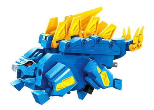 Bộ lắp ghép Kiếm Trâm Long Keeppley 82002, mô hình khủng long xanh dương và vàng cam, đồ chơi lắp ráp cho bé trai 6 tuổi giá tốt.