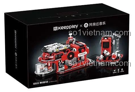 Hộp sản phẩm Keeppley DZ0153 Máy hát đĩa than NetEase Cloud Music