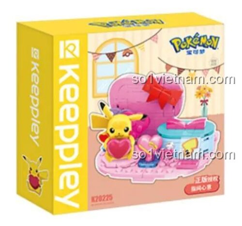 Hộp đồ chơi mô hình Pokémon Keeppley K20225, chất lượng cao, phù hợp bé gái 6 tuổi, giá tiết kiệm.
