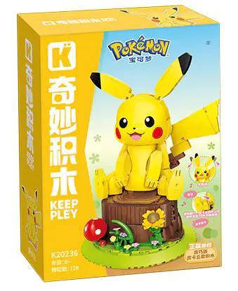 Hộp sản phẩm Keeppley K20236 Pikachu Dễ Thương, bộ lắp ghép đồ chơi giáo dục cho bé 6 tuổi