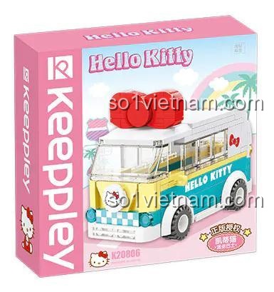 Hộp đựng bộ đồ chơi Hello Kitty Mini Bus Keeppley K20806