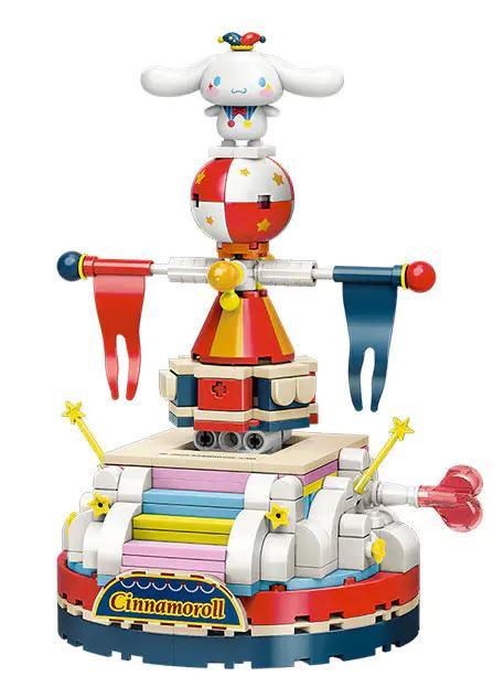 Bộ lắp ghép Cinnamoroll Keeppley K20825 gánh xiếc thăng bằng cho bé gái 12 tuổi, chất lượng cao giá rẻ.