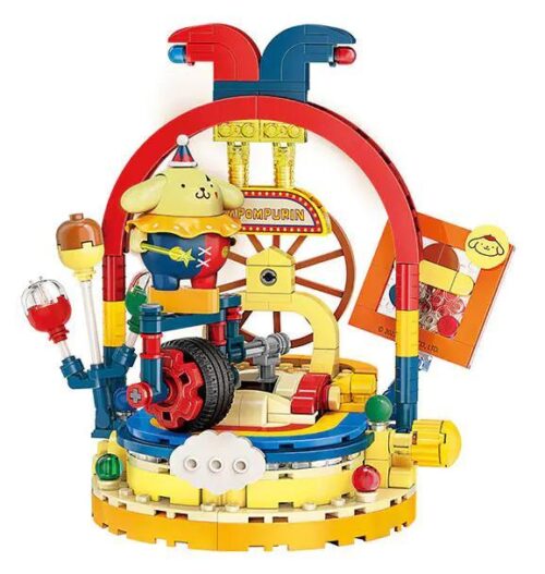 bộ lắp ghép Chú chó PomPomPurin Keeppley K20826, mô hình Sanrio đáng yêu cho bé gái 12 tuổi giá rẻ