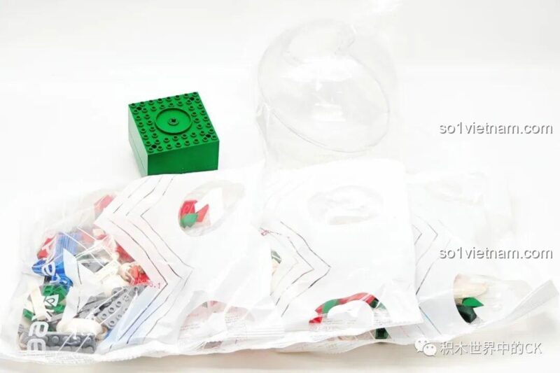 Sách hướng dẫn lắp ráp bộ đồ chơi Keeppley K20836 Hộp nhạc Giáng Sinh Sanrio Characters, dễ hiểu cho bé gái 8 tuổi