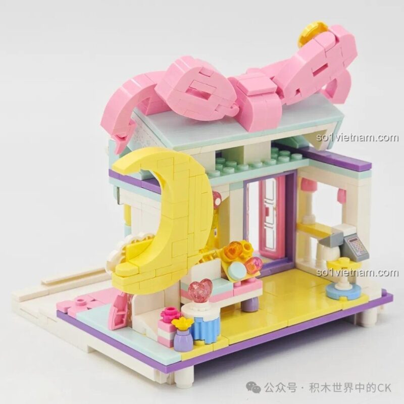 Chi tiết Bộ Lắp Ghép Little Twin Stars - Ngôi Nhà Quà Tặng Keeppley K20851
