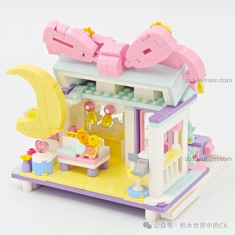 Chi tiết Bộ Lắp Ghép Little Twin Stars - Ngôi Nhà Quà Tặng Keeppley K20851