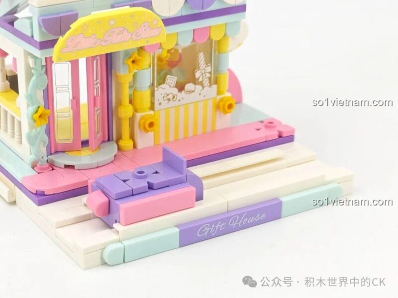 Chi tiết Bộ Lắp Ghép Little Twin Stars - Ngôi Nhà Quà Tặng Keeppley K20851