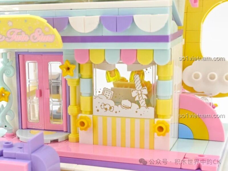 Chi tiết Bộ Lắp Ghép Little Twin Stars - Ngôi Nhà Quà Tặng Keeppley K20851