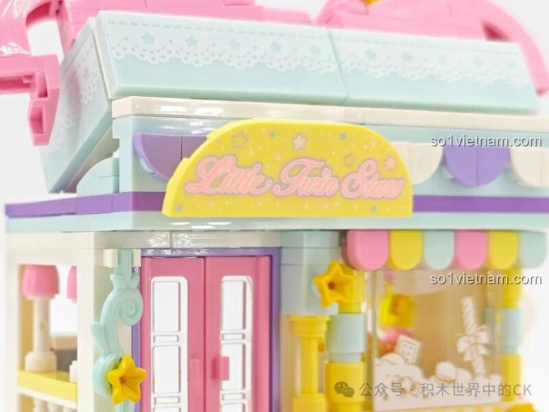 Chi tiết Bộ Lắp Ghép Little Twin Stars - Ngôi Nhà Quà Tặng Keeppley K20851