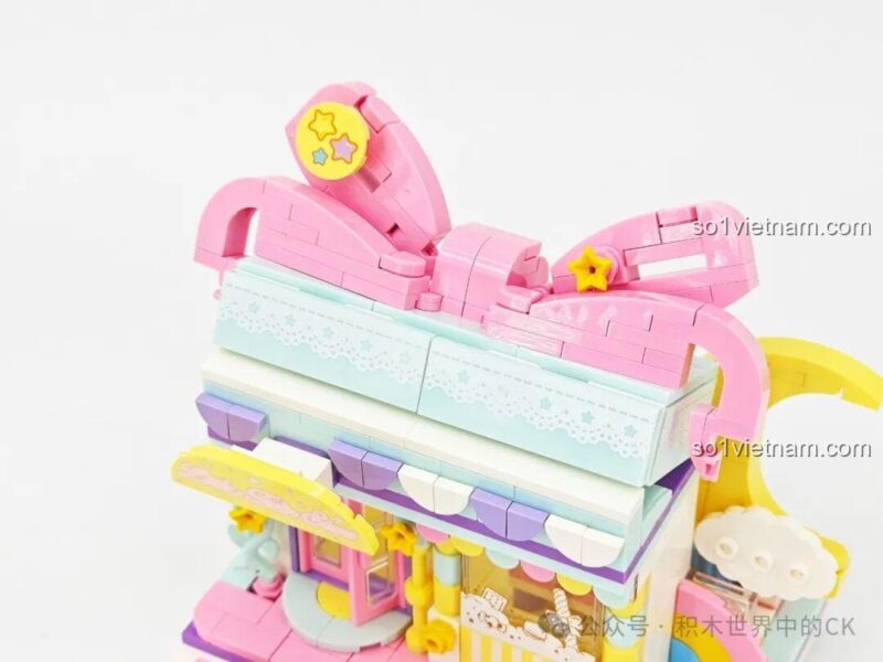 Chi tiết Bộ Lắp Ghép Little Twin Stars - Ngôi Nhà Quà Tặng Keeppley K20851