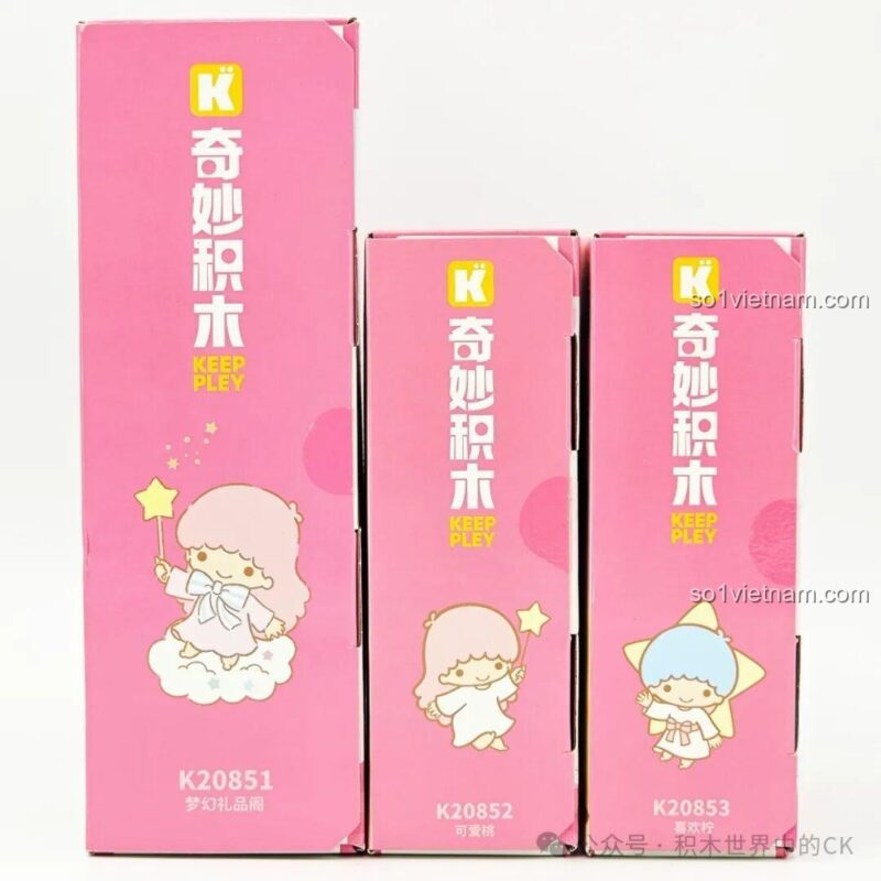 Chi tiết Bộ Lắp Ghép Little Twin Stars - Ngôi Nhà Quà Tặng Keeppley K20851