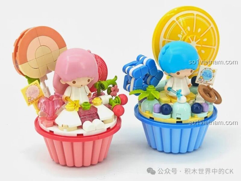 Chi tiết Bộ Lắp Ghép Little Twin Stars - Ngôi Nhà Quà Tặng Keeppley K20851
