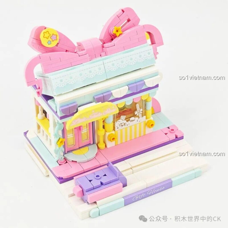 Chi tiết Bộ Lắp Ghép Little Twin Stars - Ngôi Nhà Quà Tặng Keeppley K20851