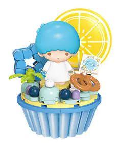 Bộ lắp ghép Little Twin Stars K20853 với mô hình Kiki và Lala dễ thương, bánh cupcake, chanh và bánh quy xoắn, đồ chơi sáng tạo cho bé gái 12 tuổi