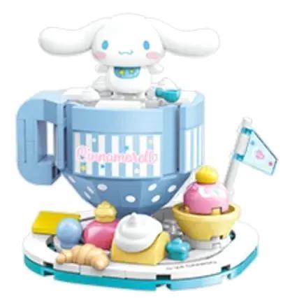 Bộ lắp ghép Keeppley K20861 Cinnamoroll Ly Cà Phê Ấm Áp, Mô hình Cinnamoroll dễ thương, Thiết kế ly cà phê độc đáo, Món tráng miệng và bánh ngọt đi kèm, Đồ chơi lắp ghép cho bé gái 6 tuổi, Giá tốt