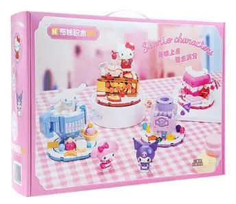 Hộp sản phẩm bộ lắp ghép Tiệc Trà Sanrio Keeppley K20882 chính hãng, món quà cho bé gái 12 tuổi.