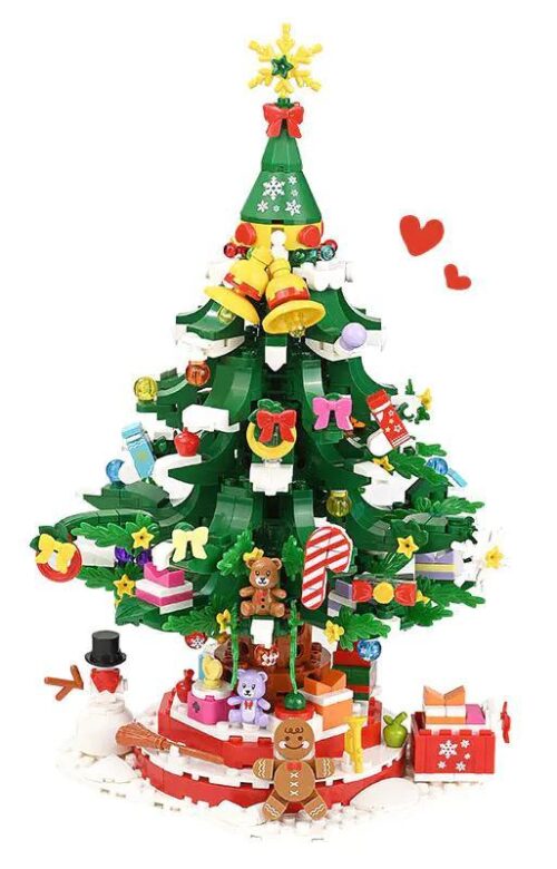 Bộ lắp ghép Cây thông Giáng sinh Keeppley K29801, đồ chơi xếp hình Cây thông Noel kỳ diệu cho bé trai, bé gái 6 tuổi, giá tốt