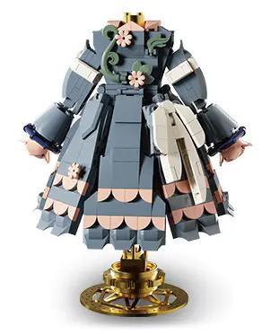 Kivi 288071 Váy Loli Cổ Điển Mô hình lắp ghép - Vẻ đẹp Loli, Chi tiết hoa văn tinh tế, Chân đế trưng bày sang trọng, Đồ chơi sáng tạo cho bé gái 6 tuổi