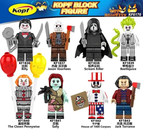 Figure Scream Killer của Kopf, mã KF1838, mô hình nhân vật kinh dị, đồ chơi lắp ghép cho bé 14 tuổi
