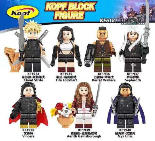 Bộ đồ chơi Minifigures Final Fantasy Kopf KF1934 cho bé trai 6 tuổi, tái hiện các nhân vật huyền thoại với chi tiết sắc nét, giá tốt.