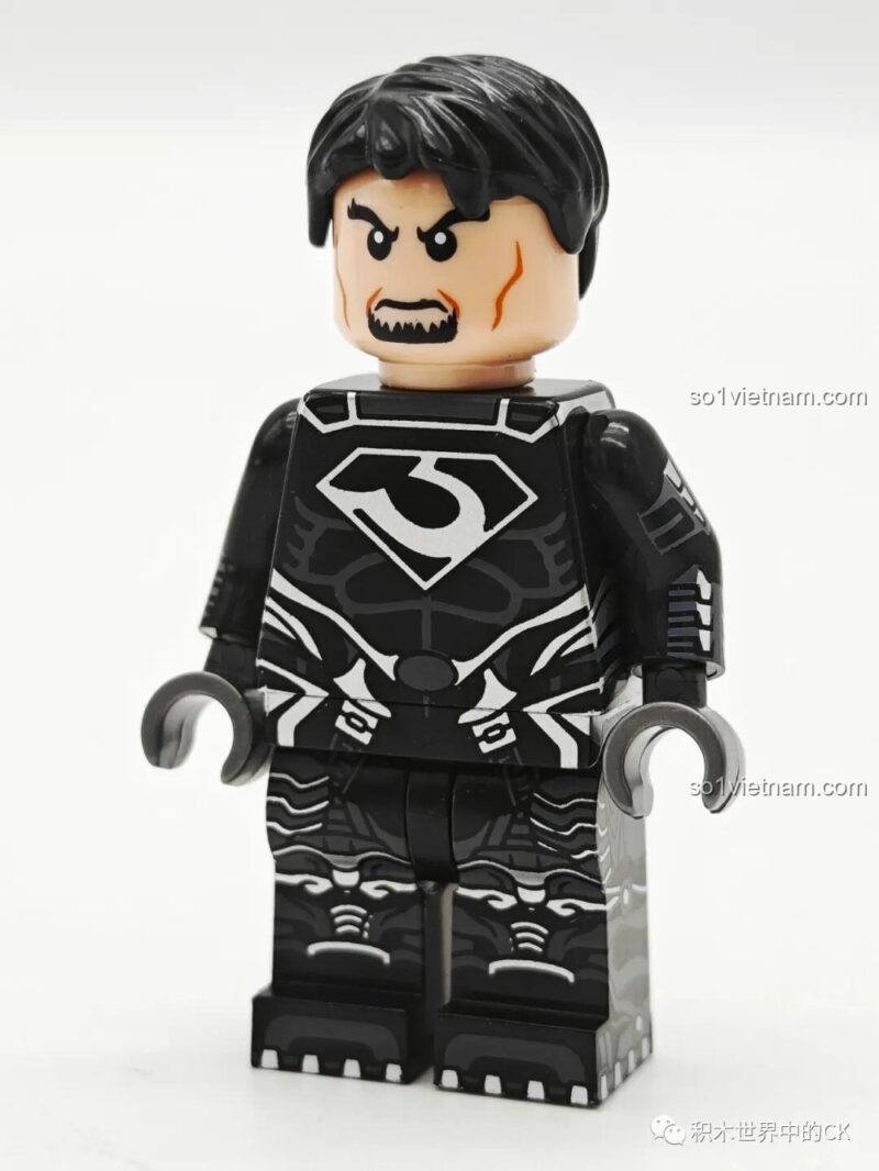 Bộ 8 Minifigure Siêu Anh Hùng KORUIT General Zod, Nhân vật DC bộ lắp ghép cho bé trai 6 tuổi