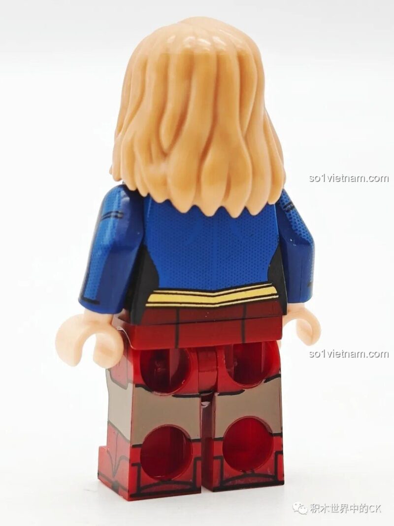 bộ lắp ghép KORUIT Supergirl tóc vàng, đồ chơi mô hình KT1071 cho bé gái 6 tuổi
