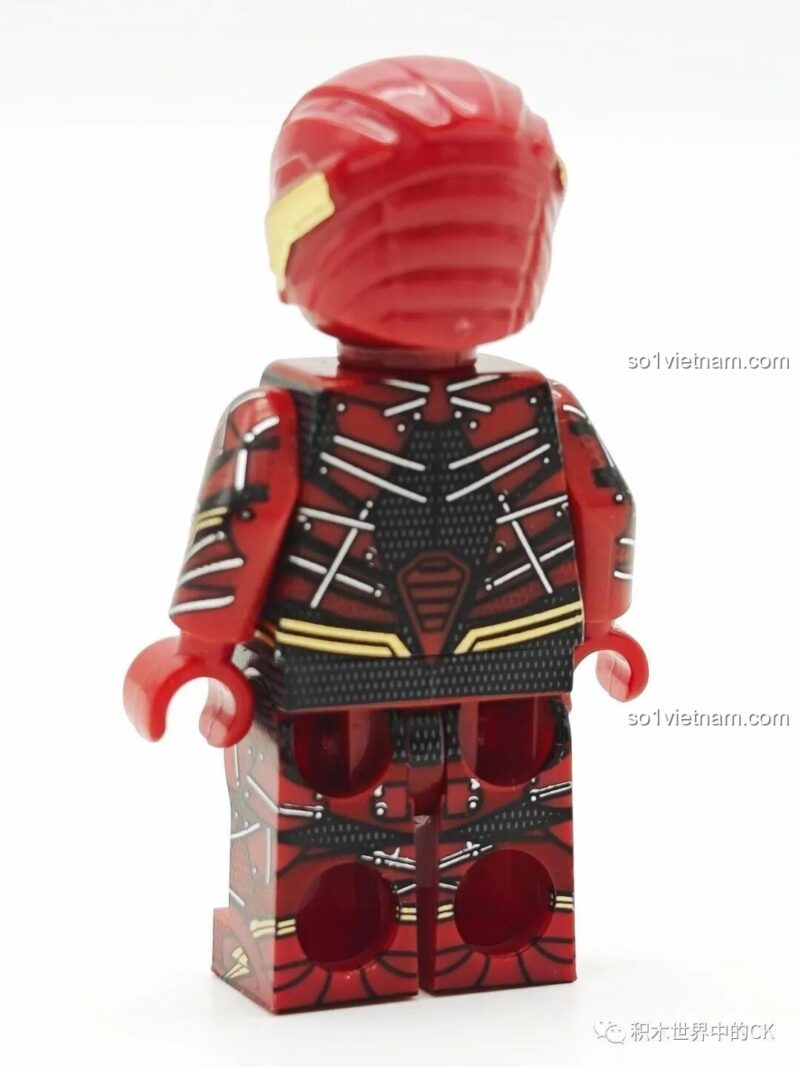đồ chơi mô hình Minifigure DC The Flash đỏ, KORUIT 1071 cho bé trai 6 tuổi