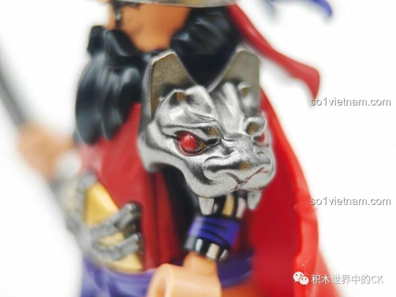 Ảnh review minifigure Mã Siêu, một nhân vật khác trong bộ sưu tập Tam Quốc Ngũ Hổ Tướng.