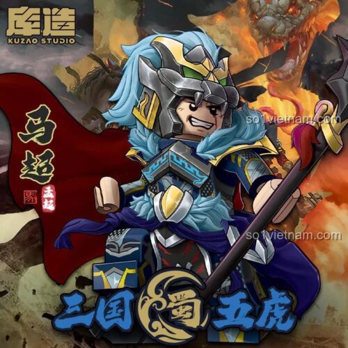 Hộp đồ chơi mô hình Mã Siêu 11771 của Kuzao Studio, quà tặng sáng tạo cho bé trai.