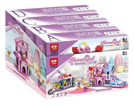 Hộp sản phẩm bộ lắp ghép LEDUO 7003 Thành Phố Diệu Kỳ