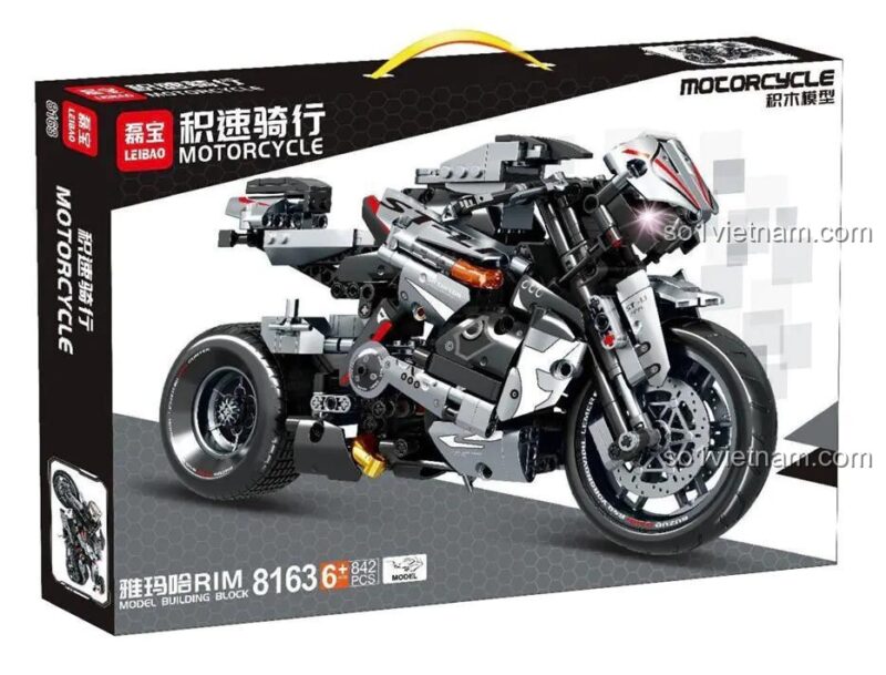 Hộp đựng mô hình xe máy Yamaha R1M LEIBAO 8163