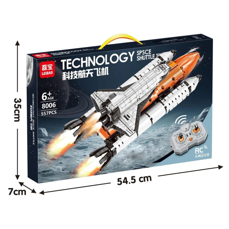Bộ lắp ghép Tàu Con Thoi LEIBAO 8006 điều khiển từ xa, đồ chơi lắp ráp cho bé trai 6 tuổi, giá tốt