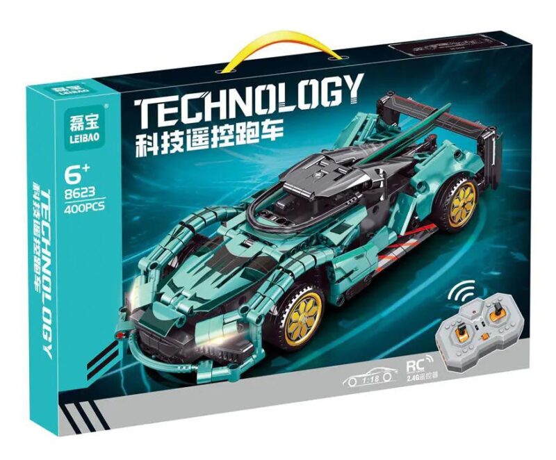 Hộp sản phẩm Xe Đua Điều Khiển Từ Xa LEIBAO 8623