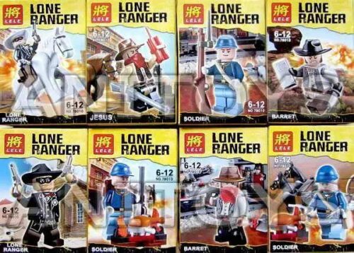 Bộ đồ chơi LELE 78010 Minifigure Độc Hành Hiệp, nhân vật cao bồi miền Tây cho bé trai 6 tuổi, giá tốt.