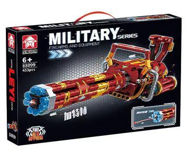 Hộp sản phẩm Súng Gatling Lắp Ghép Quân Sự LEPIN 88099