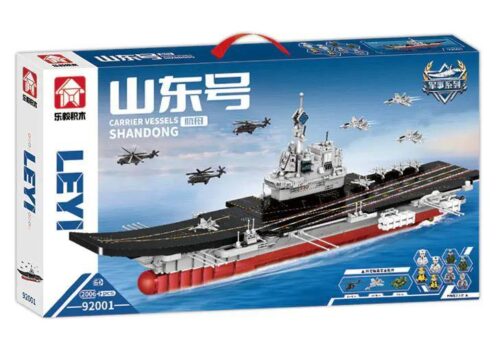 Hộp đồ chơi lắp ghép tàu sân bay Sơn Đông LEVI 92001