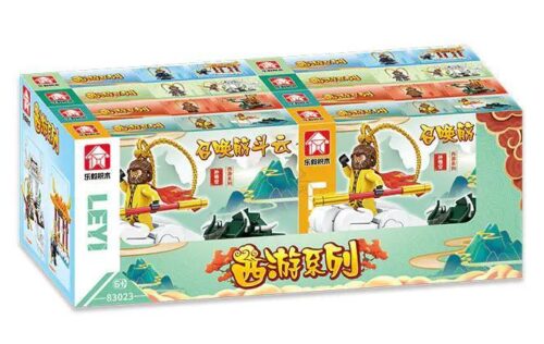 Bộ lắp ghép Tề Thiên Đại Thánh LeYi 83023, hộp đồ chơi mô hình Tây Du Ký, giá tốt cho bé trai 6 tuổi.