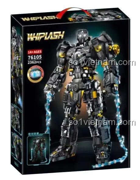 Hộp đồ chơi mô hình Loy Toys 76105 Whiplash Marvel, 2362 mảnh ghép, dành cho con trai 14 tuổi, giá tiết kiệm