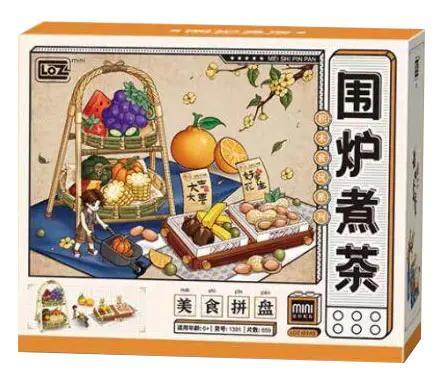 Bộ lắp ghép LOZ 1391 Vây Lư Chử Trà Mỹ Phẩm Bàn 859 Mảnh Ghép cho bé gái 6 tuổi