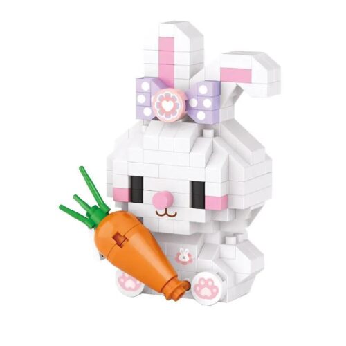 Bộ lắp ghép Mô hình Thỏ LOZ 8610 dễ thương, đồ chơi mô hình Thỏ mini block cho bé gái 14 tuổi giá tốt.