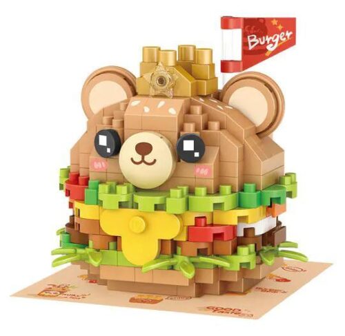 Mô hình Gấu Bông Burger LOZ 8812 260 chi tiết