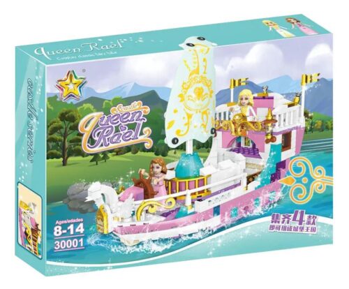 Bộ lắp ghép Lucky Star 30001 Lâu Đài Băng Giá Mộng Mơ cho bé gái 8 tuổi