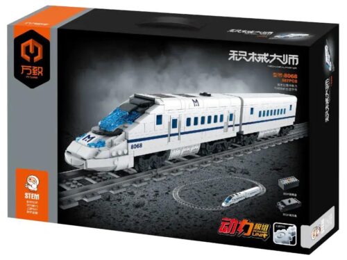 Hộp sản phẩm bộ đồ chơi tàu cao tốc Hài Hòa 万致IM.Master 8068