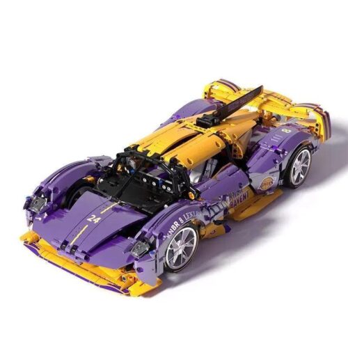 Bộ lắp ghép Aston Martin Valkyrie Mange Technology 88018, mô hình xe đua tỉ lệ 1:10 màu tím vàng, có điều khiển từ xa, đèn LED, hiệu ứng drift. Đồ chơi lắp ráp chất lượng cao cho bé trai 8 tuổi, giá tốt.