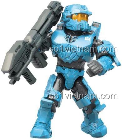 Mega Bloks GYG58 Halo Chopper Takedown nhân vật Spartan Frederic-104