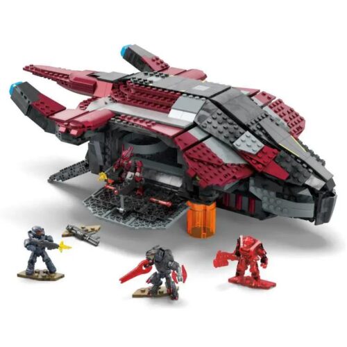 Bộ lắp ghép Mega Bloks HHC43 HALO Banished Phantom với 4 minifigures và máy bay vận tải