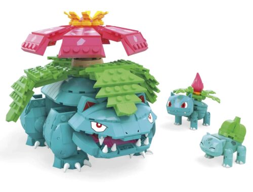 Bộ Lắp Ghép Tiến Hóa Venusaur Pokémon Mega Bloks HHM17 - Mô hình tiến hóa của Venusaur, Đồ chơi lắp ghép cho bé 8 tuổi