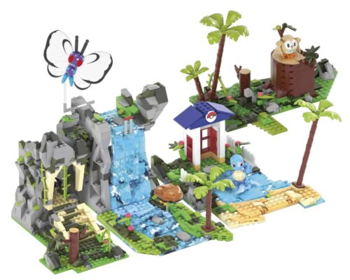 Bộ lắp ghép Mega Bloks HHN61 Pokémon Jungle Voyage mô hình cảnh quan rừng Pokémon chi tiết cho bé 9 tuổi